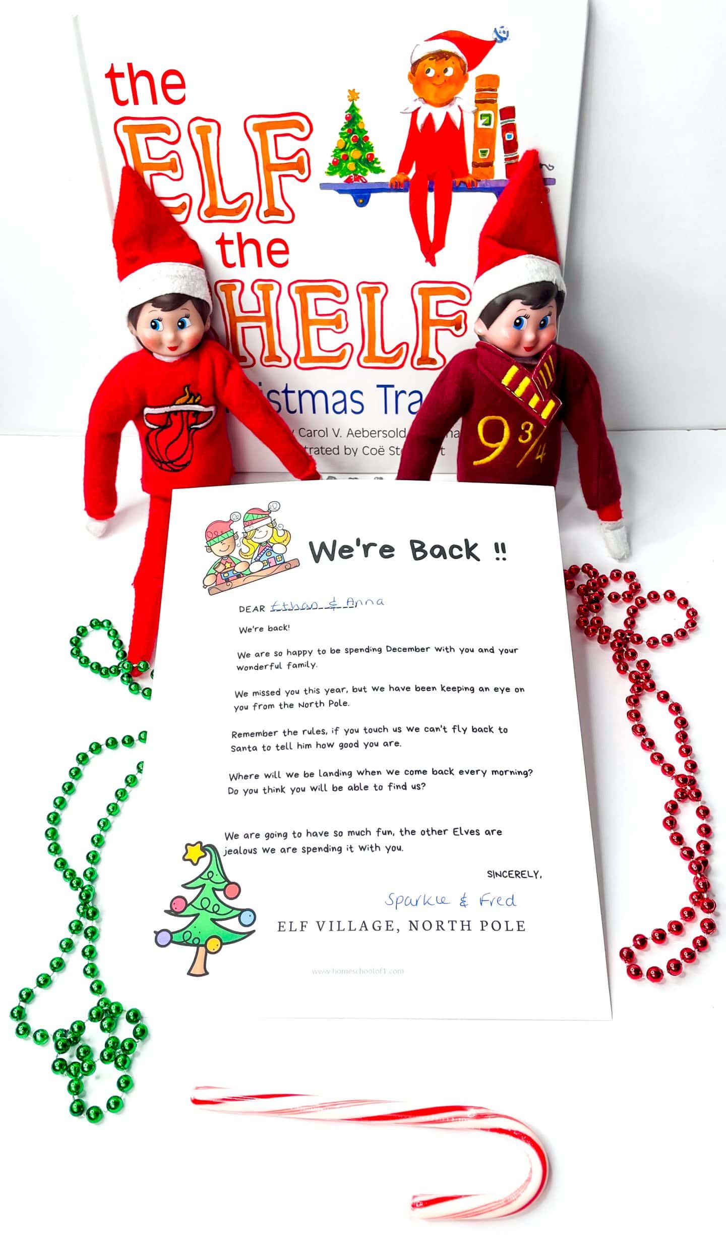 free elf on the shelf arrival letter templates (5 fun designs)